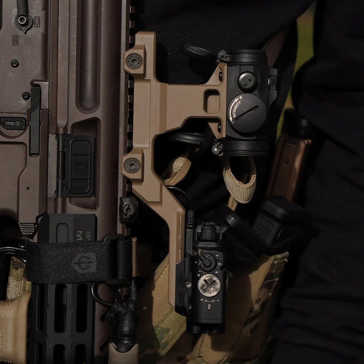 Soporte táctico GB Hydra UNITY FTC para G33 G43, soporte de alcance elevador para 551 552 553 558, punto rojo holográfico SIight - imagen 5