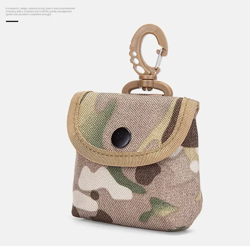 Bolsa EDC para acampar, Kit de viaje de repuesto para llaves, monedero, caza al aire libre, riñonera de camuflaje, accesorios tácticos, bolsa Molle