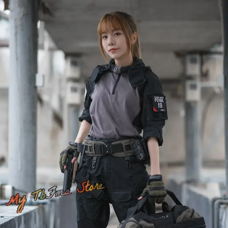 TRN camisa de caza táctica, uniforme de combate, SP2 táctico al aire libre, camisa de manga larga con capucha (delgada)