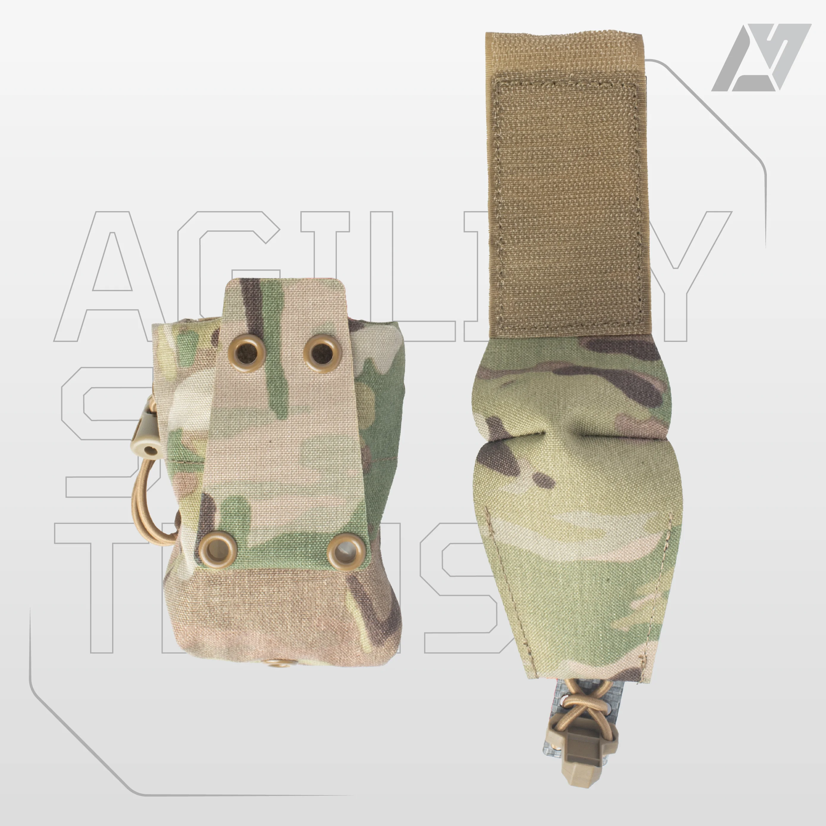 AS Smart System FERRO Banger Pocket Flash Granada Bolsa de almacenamiento, raya de tigre importada 500D - imagen 2