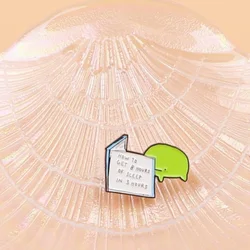 Pin de esmalte rana verde divertida – Broche para solapa