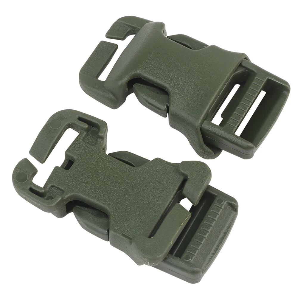 Hebilla QASM táctica de 1 pulgada, montaje en superficie de fijación rápida Mil-spec MOLLE PALS, correas, equipo de caza, chaleco, accesorio Modular, punto POM - imagen 5