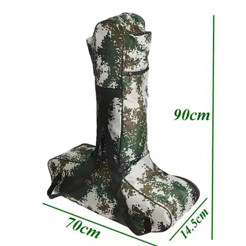 Huting bolsa de Ballesta de camuflaje en forma de T, almacenamiento de arco, cinturón de transporte, mochila de hombro, cubierta protectora para tiro con arco, accesorio - imagen 2