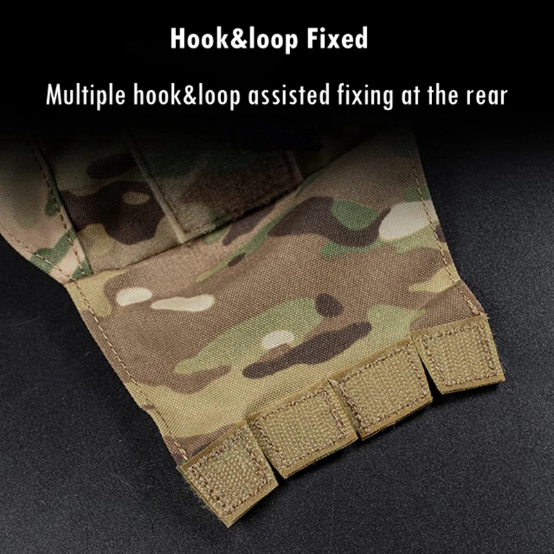 Cubierta de casco táctico para cascos de caza MK Hlemet Airsoft, tela ligera y transpirable de liberación rápida - imagen 5