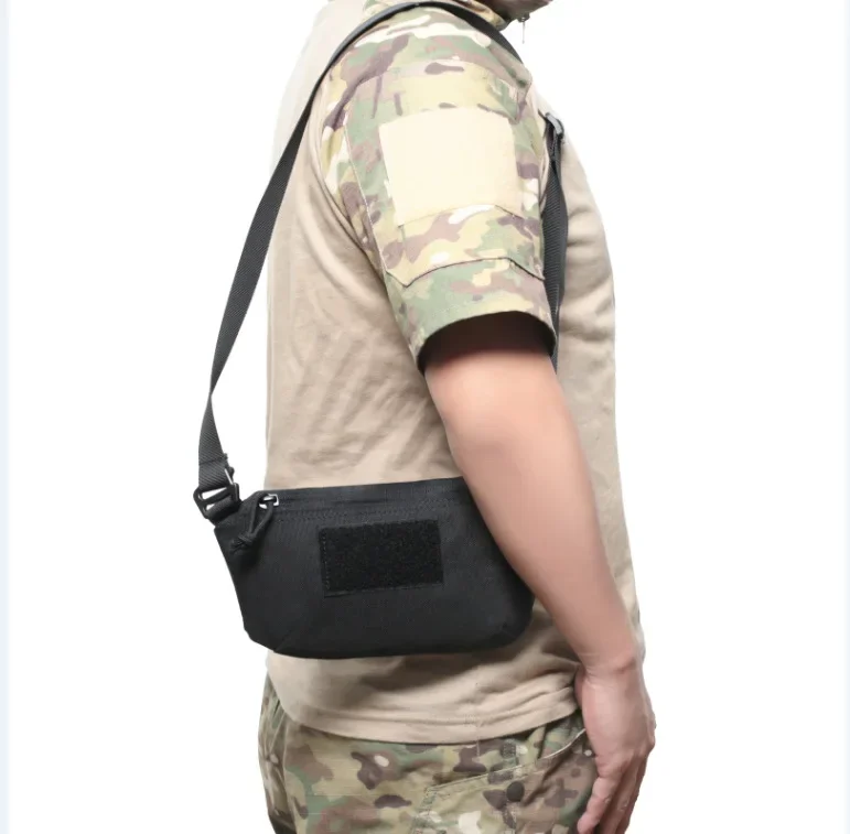 Bolsa EDC Molle para exteriores, bolso de hombro, soporte para teléfono, deportes al aire libre, Camping, accesorios de caza, bandolera - imagen 5