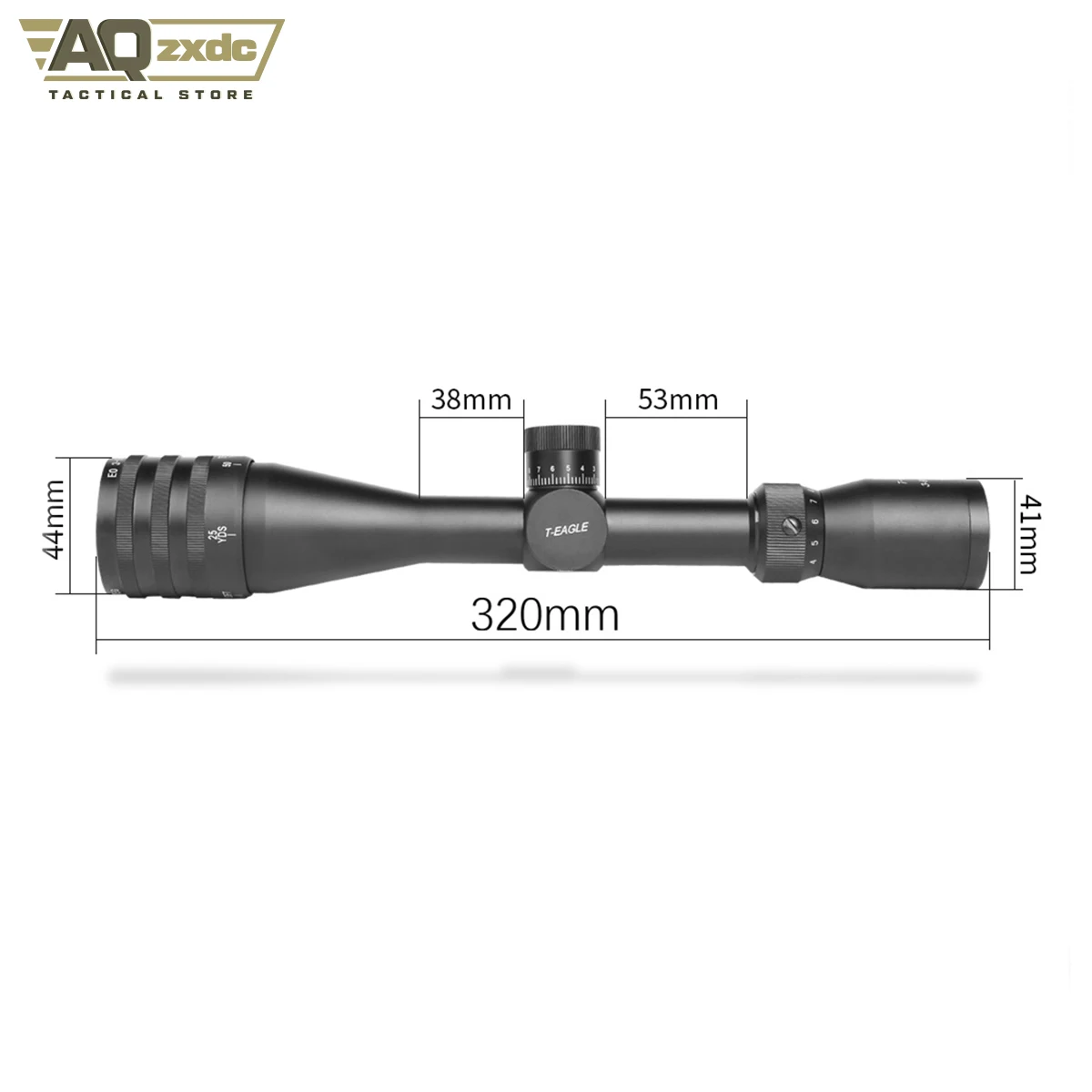 AQzxdc EO 3-9X40 AOE KN mira telescópica óptica Oem para exteriores sin paralaje, alcance de borde Delgado, miras y accesorios - imagen 5