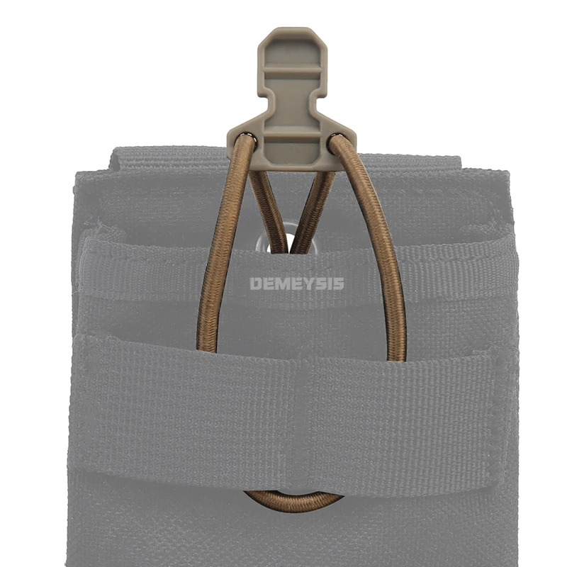 Chaleco táctico, bolsa para revistas, goma antideslizante, bolsa con lengüeta de tracción rápida, cuerda elástica, hebilla de seguridad, accesorios para chalecos con bolsa Mag - imagen 3