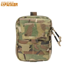 Riñonera táctica MOLLE – doble cremallera y portaherramientas EDC