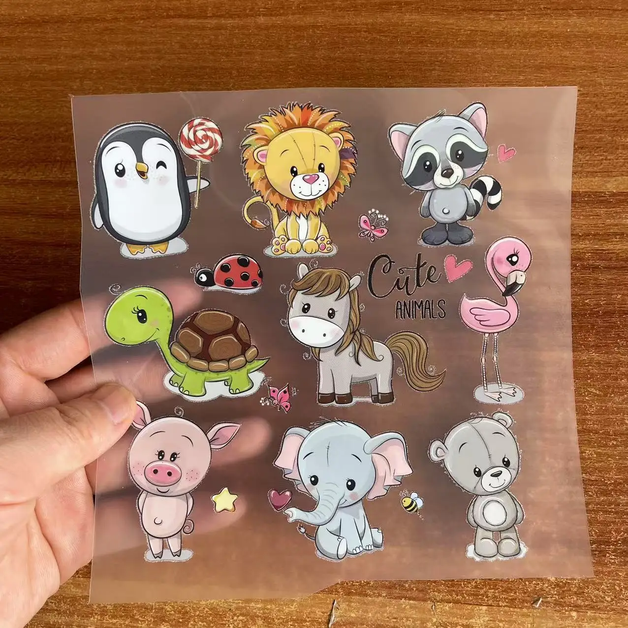 6 ~ 26 unids/set, insignias de animales lindos de dibujos animados pegatinas de transferencia de calor, parches de apliques personalizados termocollants para camisetas, ropa - imagen 5