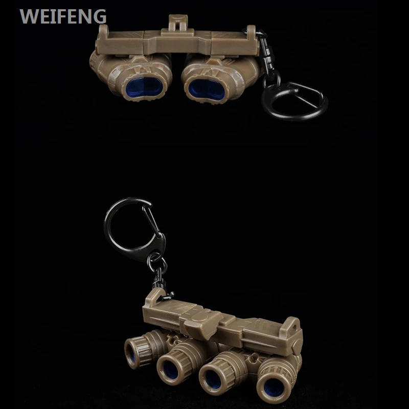 GPNVG18 llavero NVG de cuatro ojos, soporte de Clip de anillo para exteriores, organizador de llaves de coche para el hogar, decoración colgante de mochila - imagen 3