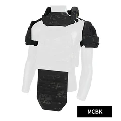 DMGear Chaleco táctico con protección de cuello y hombro para Airsoft