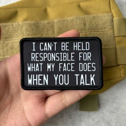 Parche táctico de moral militar con velcro para mochila