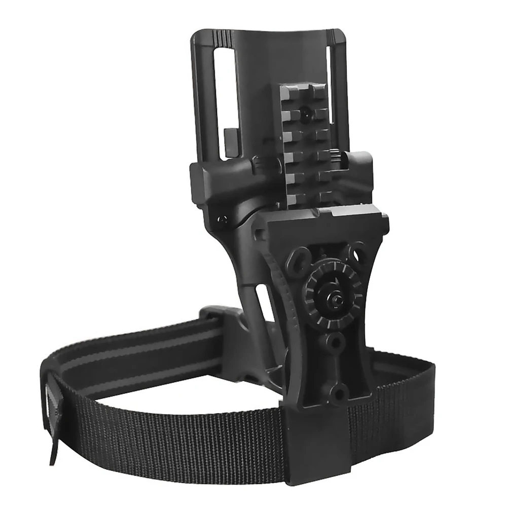 Adaptador de pierna caída, plataforma de montaje de pierna ajustable, adaptador de cubierta de pierna de polímero para fundas, bolsas de revistas, equipo de bloqueo rápido