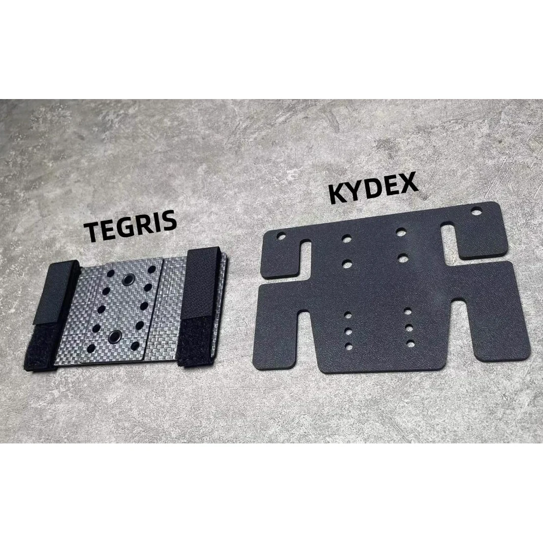 Chaleco táctico MOLLE, soporte de navegación para teléfono en el pecho, placa de montaje 1,0 kydex/Tegris para todo tipo de deportes airsoft, etc. - imagen 4