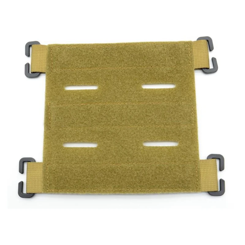 Chaleco de caza táctico de nailon Velcr0, base de gancho y bucle, parche táctico, accesorios de extensión de mochila - imagen 4