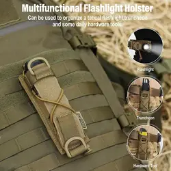ONETIGRIS Bolsa MOLLE Soporte Linterna Táctica para Cinturón