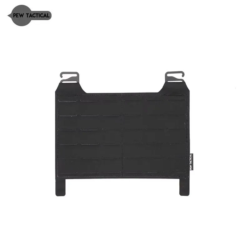 PEW-Panel frontal táctico MOLLE, solapa desmontable, hebilla de gancho G para chaleco de caza, portador de placa, accesorios de aparejo de pecho