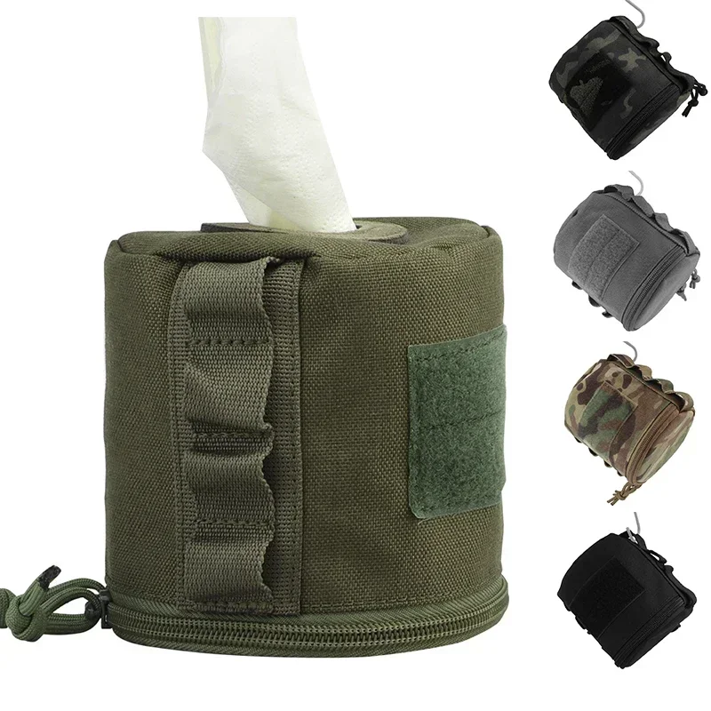 Bolsa Molle táctica porta papel higiénico portátil outdoor