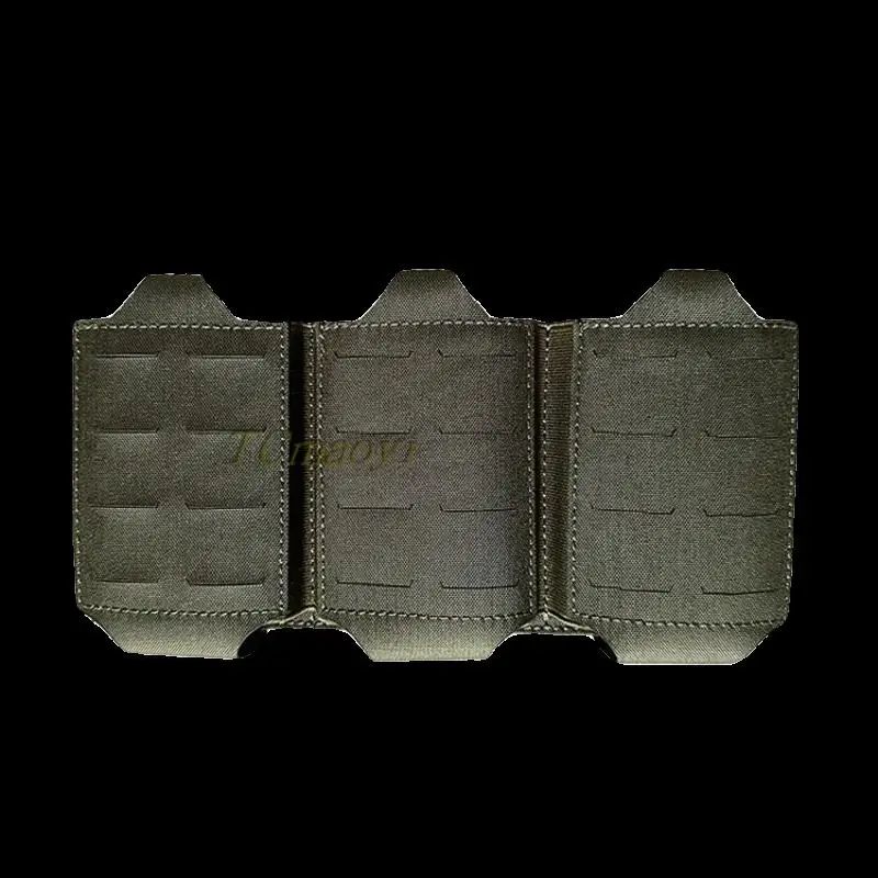 Chaleco táctico MOLLE de corte láser, bolsa individual, doble, triple, kit de herramientas para exteriores, 556 - imagen 5