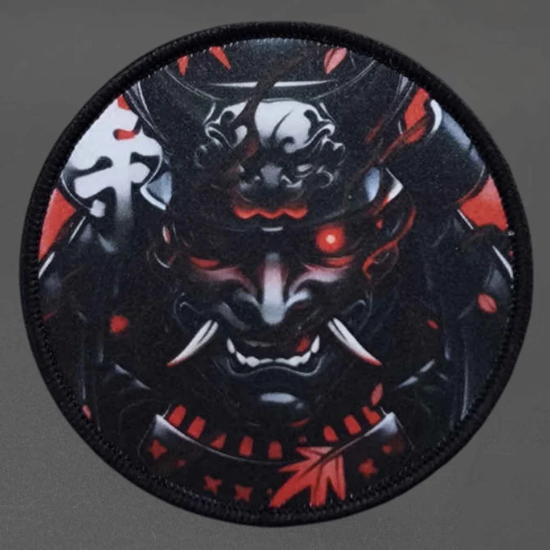 Parche táctico samurai con velcro para chaleco y mochila - imagen 2