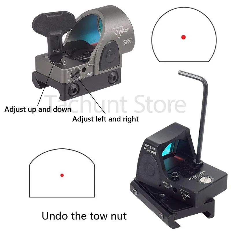 Trijicon RMR mira reflex táctica punto rojo para rifle y airsoft - imagen 5