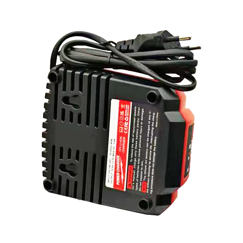Piezas de herramientas eléctricas para cargador de batería de iones de litio Milwaukee M12 N12 3A reemplazo de carga rápida 48-11-2401 48-11-2402 C12B C12BX - imagen 5