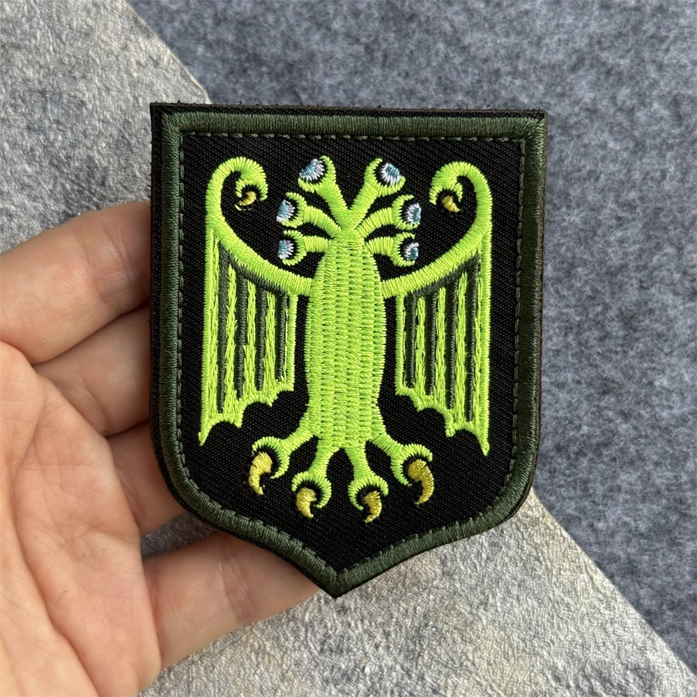 Parche del ejército de calavera de Goon Squad, insignia moral táctica, parches de gancho y bucle bordados de pesca para ropa, pegatina con emblema militar - imagen 5