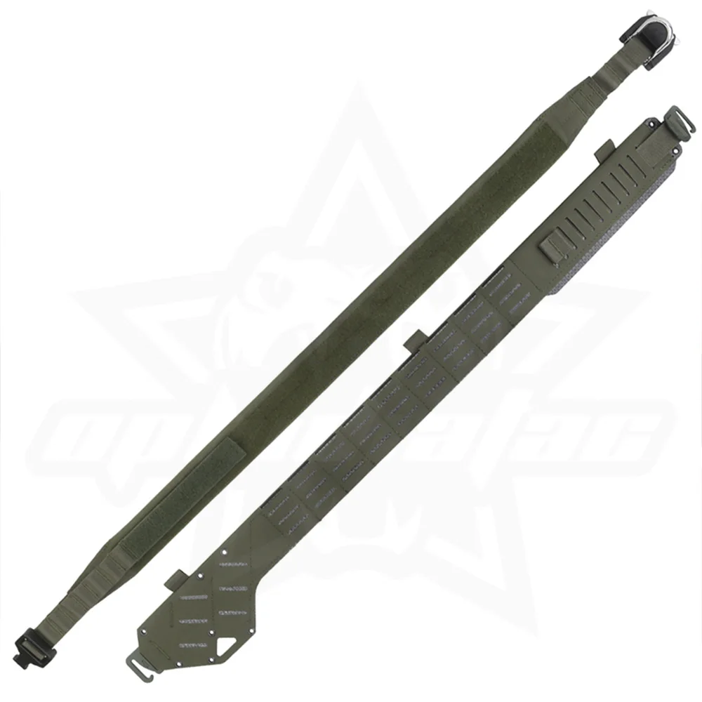 OPHIDIAN-cinturón de batalla de 2 capas, hebilla de Metal de separación rápida, pretina MOLLE para caza al aire libre, equipo Airsoft, sistema USURPER - imagen 3