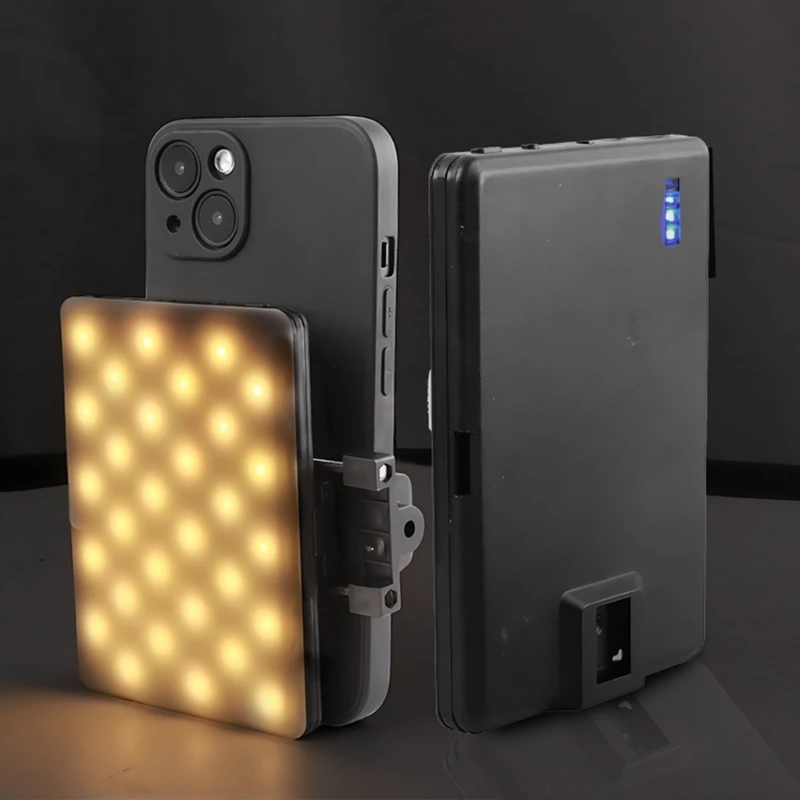 Selfie Light 90 grados Video ajustable Luz relleno 10 engranaje 3 modos luz Modos luz en para tableta del - imagen 4