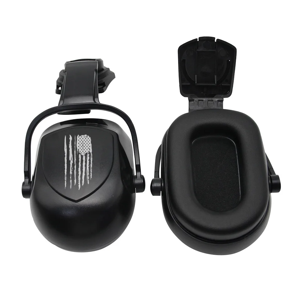 Orejeras tipo colgante CE para casco, Protector de oídos a prueba de ruido para ferrocarril de construcción, orejeras para trabajo de tráfico en minas para casco - imagen 5