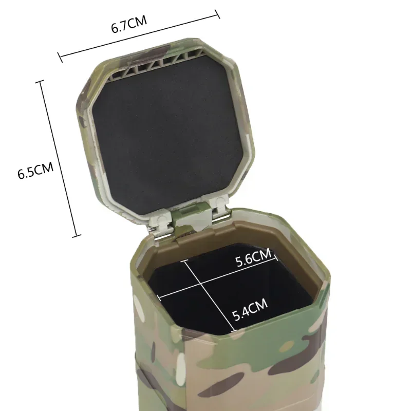 ERQYGRA equipo de Camping caja de almacenamiento táctica suministros de tiro caza viaje equipo portátil Molle senderismo accesorios al aire libre - imagen 4