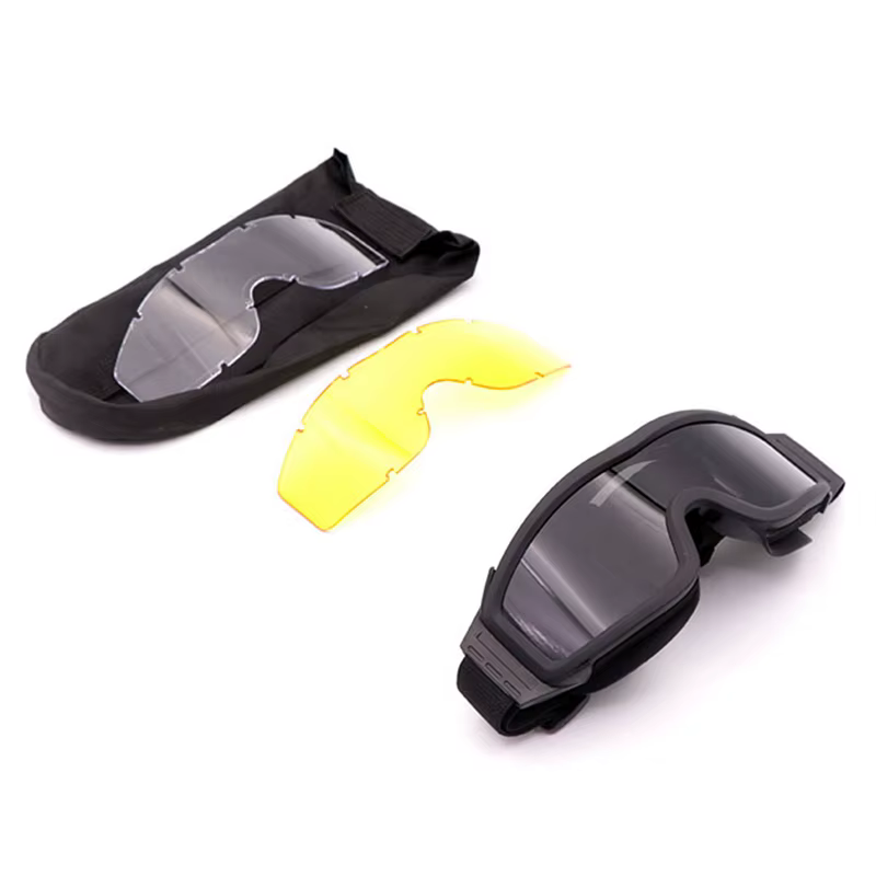 Gafas tácticas airsoft de lentes intercambiables antivaho y antipolvo