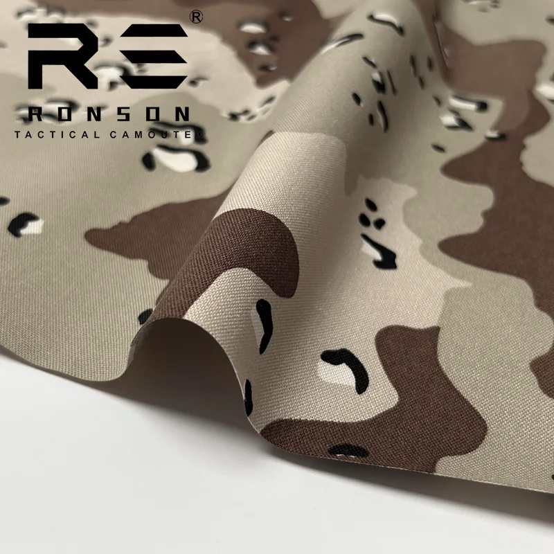 Tela impermeable del equipaje del chaleco del nilón del chocolate 500D de seis colores - imagen 4