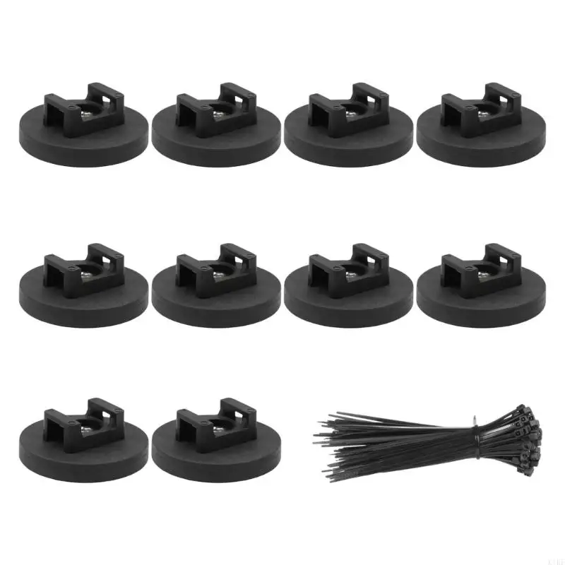 Paquete 30 soportes magnéticos para cables y mejoras bridas para organizar cables manera eficiente en hogares, oficinas - imagen 2