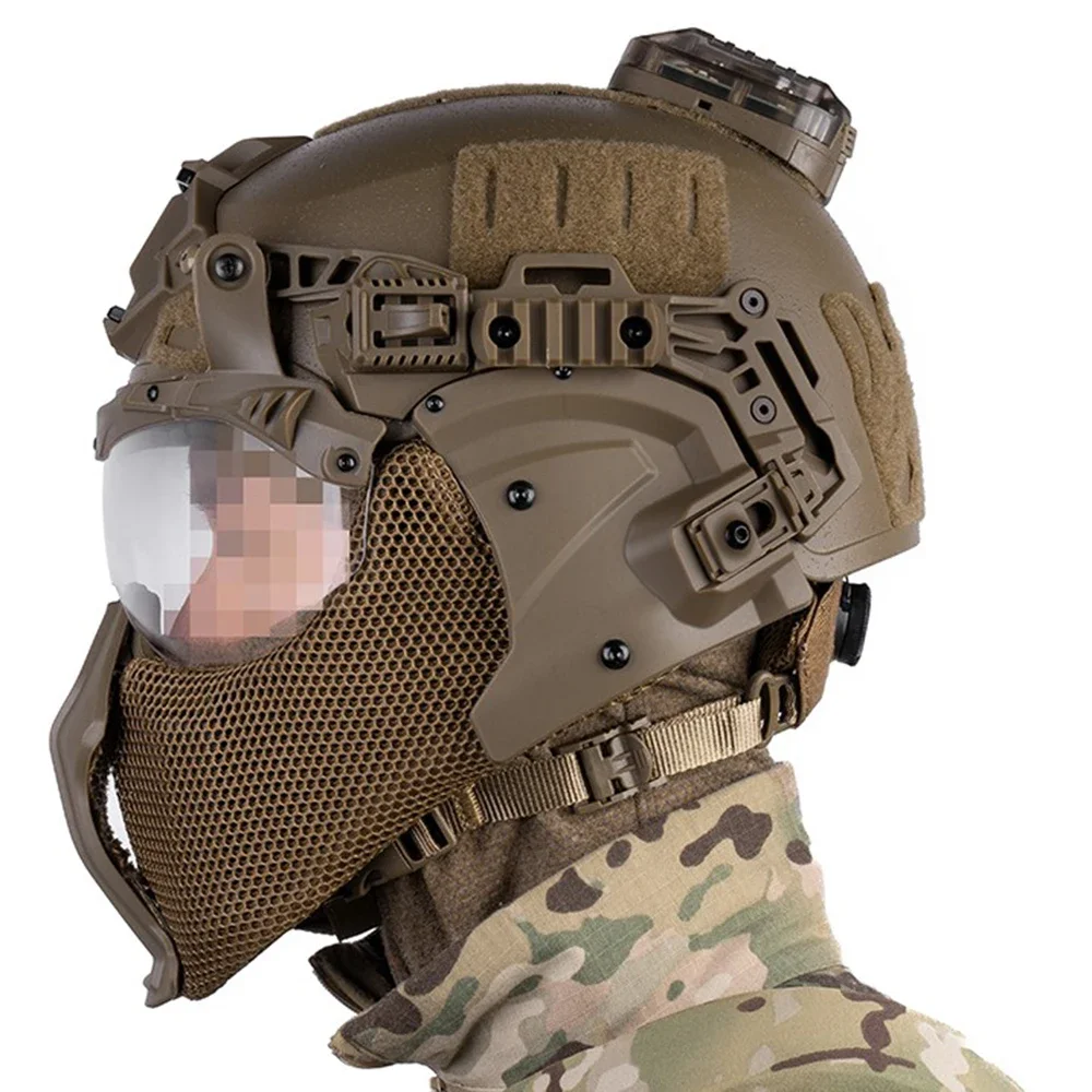 Casco táctico Wendy 3,0, cubierta lateral para la oreja con riel guía, orejeras de protección para CS Paintball Airsoft, accesorios para casco de caza - imagen 2