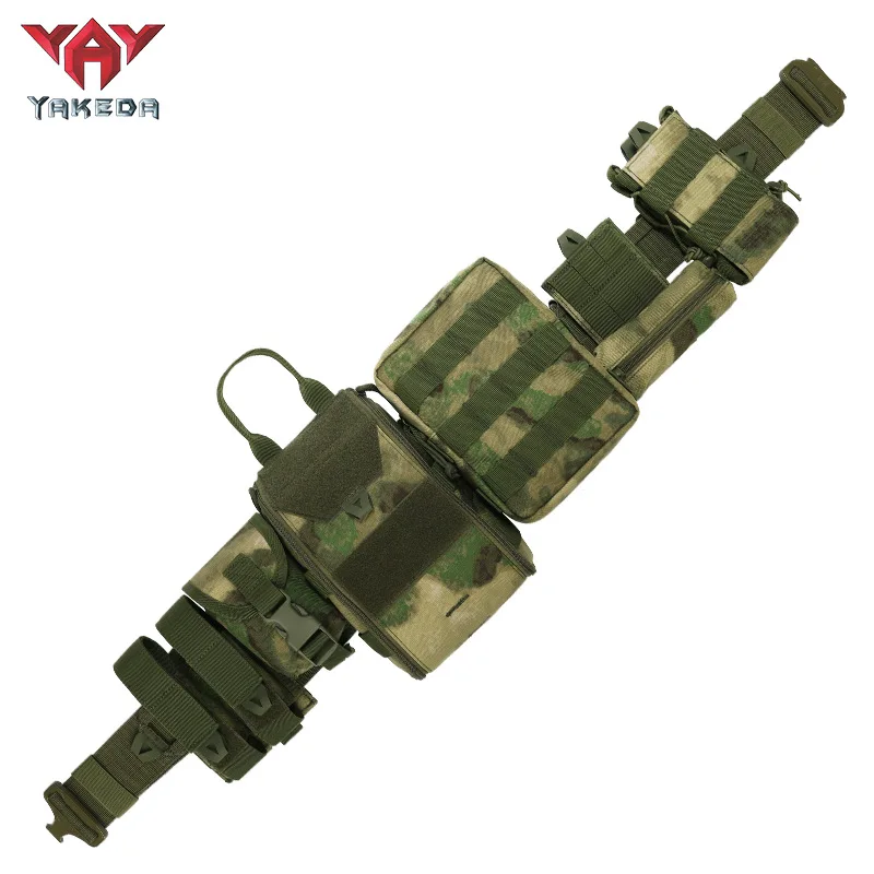 Yakeda-cinturón táctico de poliéster para adiestramiento al aire libre, bolsa CP Mag, accesorios de caza, cinturón táctico - imagen 3
