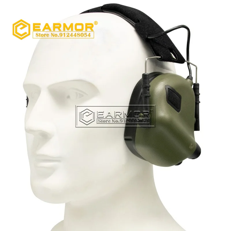 OPSMEN auriculares de tiro MOD4 electrónicos, orejeras, orejeras, pistola táctica de seguridad, amplificación de sonido, protección auditiva NRR 22dB - imagen 4