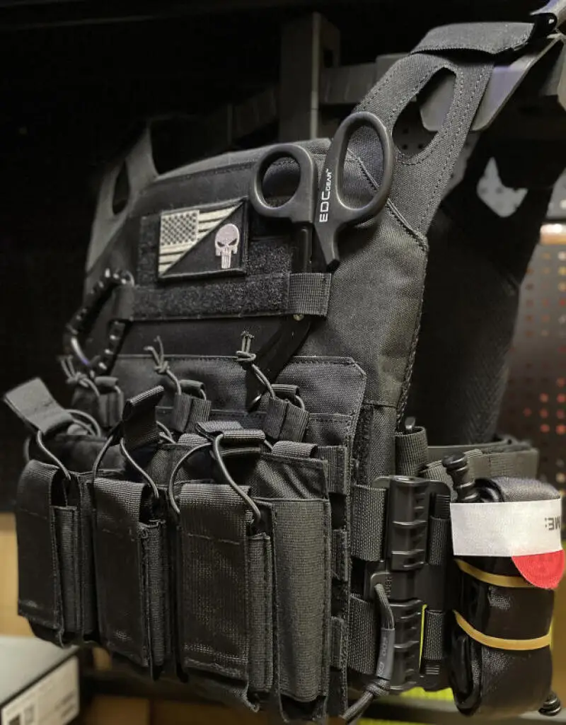 Chaleco táctico protección de liberación rápida chaleco protector multifuncional - imagen 3