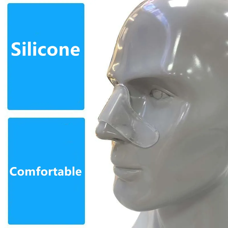 4 almohadillas para la nariz CPAP, forros de máscara de silicona para reducir fugas de aire y ampollas dolorosas lavables - imagen 5