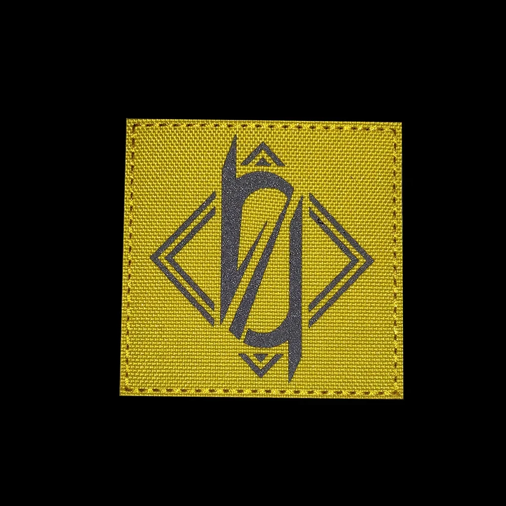 Parches reflectantes de línea frontal para niñas, parche de Anime con logotipo de IOP G & K, con gancho para mochila, insignias de juego de línea frontal, 404 - imagen 5