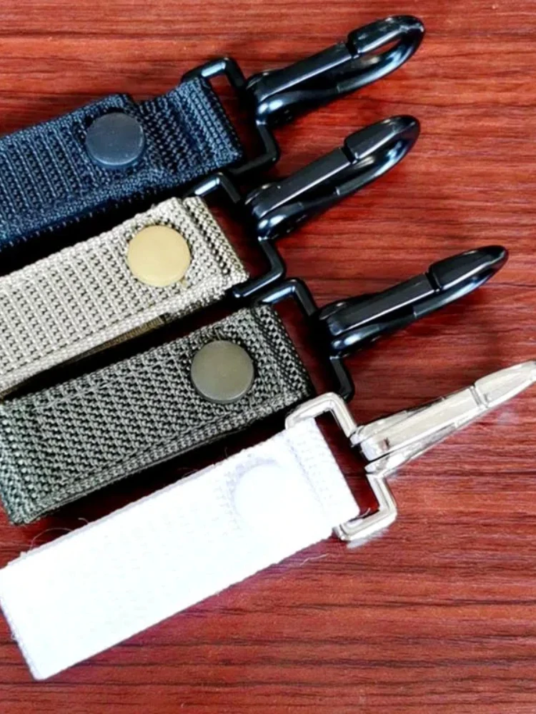 Hebilla de Montañismo tejida táctica para exteriores, gancho de llavero reforzado con lona multifuncional - imagen 5