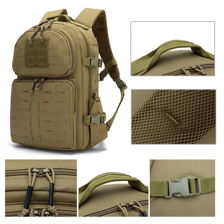 Mochila táctica MOLLE para camping, senderismo, pesca y caza - imagen 4
