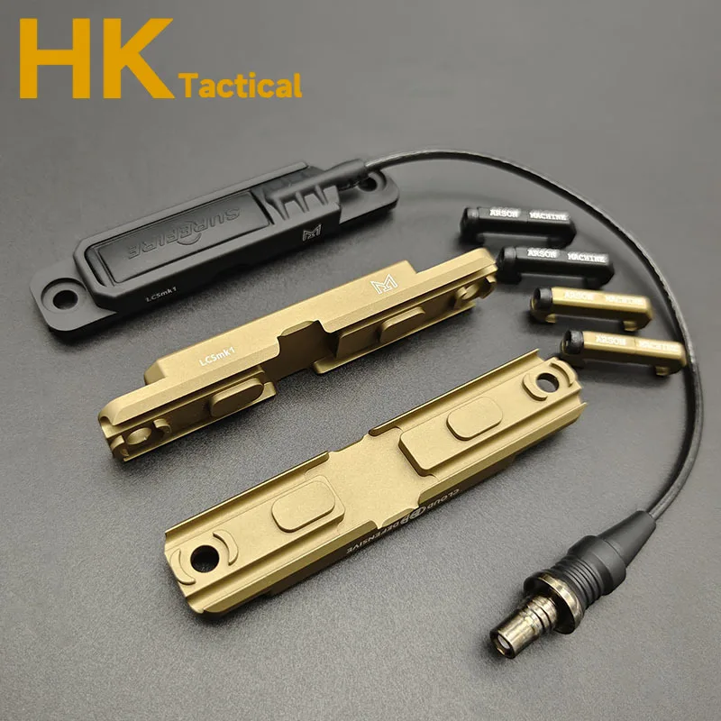 Luz exploradora táctica, Panel de bolsillo CNC Surefir M300 M600, ranura para interruptor trasero de rata con interruptor de presión remoto SF, accesorios Airsoft - imagen 3