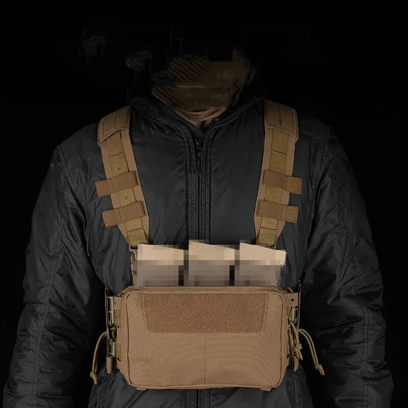 Kit de plataforma de pecho de arco táctico V3, bolsa multiusos MOLLE Mag, bolsa GP de liberación rápida - imagen 2