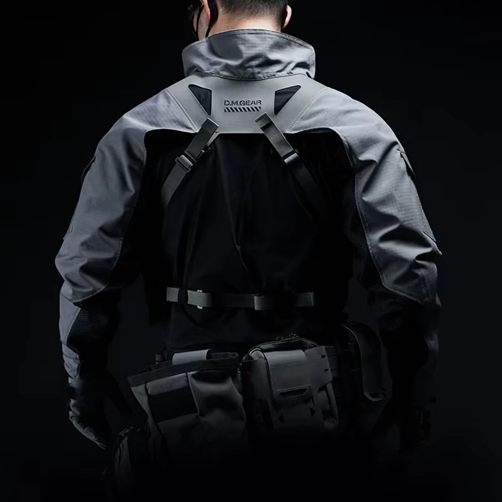 Uniforme de combate táctico Original de manga larga, ropa de camuflaje transpirable, chaleco táctico Compatible con aparejo de pecho, ropa de manga - imagen 5