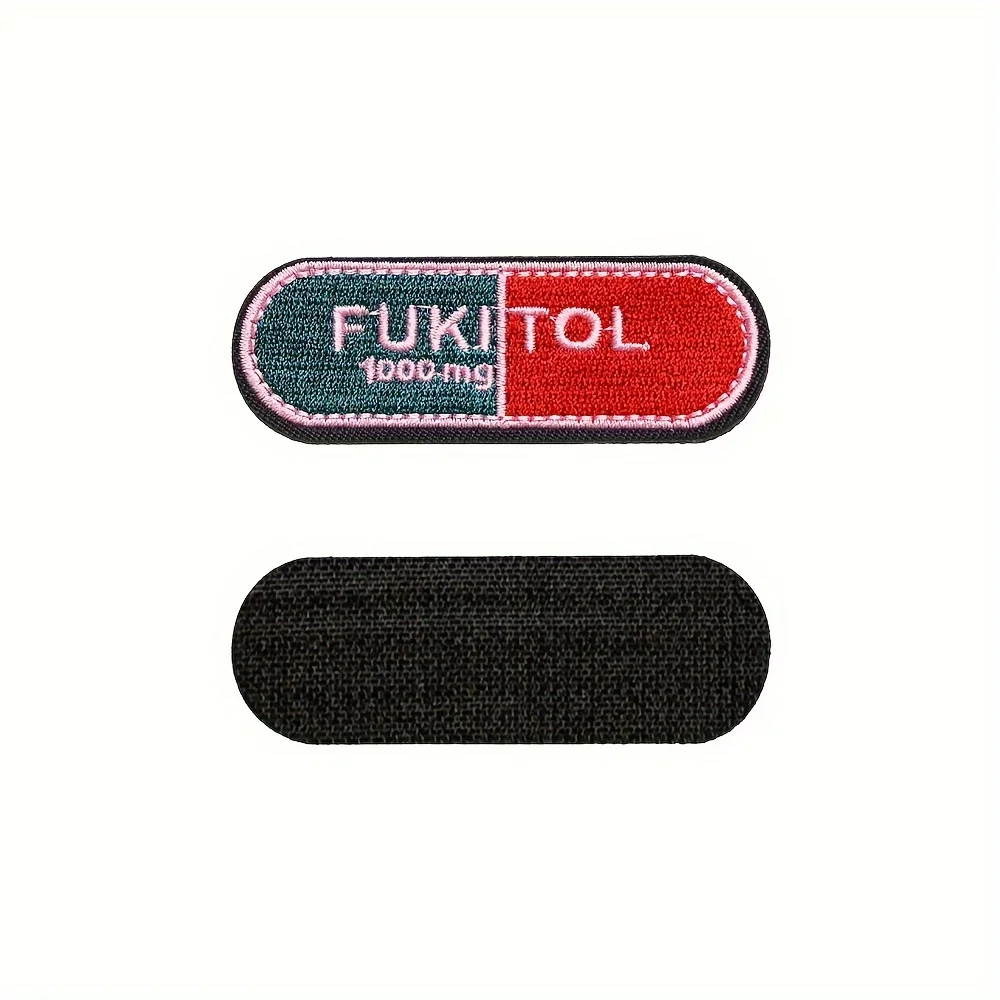 parches velcro mochila tácticos de bordados FUKITOL 1000 mg Humor táctico Divertido Meme Morale Velcros Parche - Apliques sarcásticos bordados para mochilas, chalecos, chaquetas - imagen 2