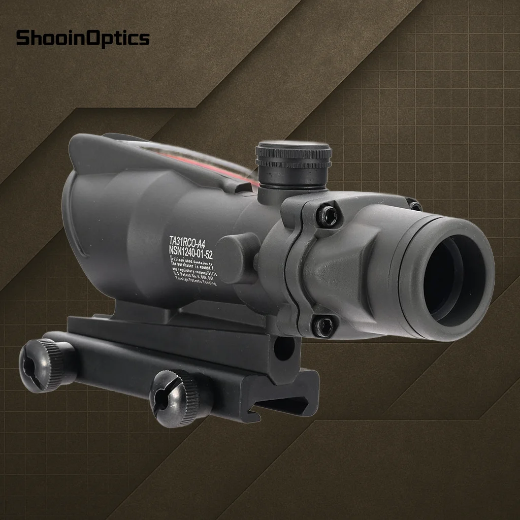 Shooin Optics 1x32 combate táctico Prisma alcance duradero a prueba de golpes Gunsight para aventuras de caza al aire libre - imagen 2