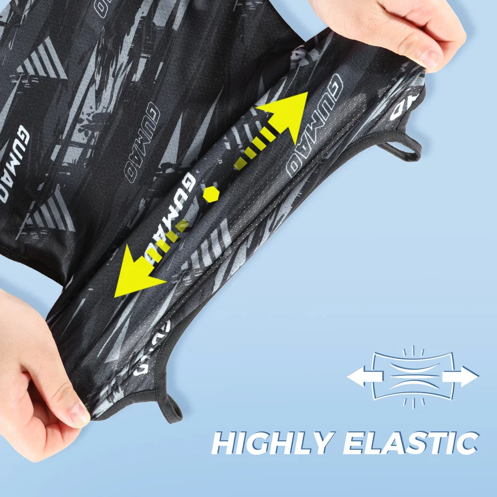 Mascarilla facial de ciclismo para motocicleta, cubrebocas a prueba de viento, Anti-UV, transpirable, Bandana para motocross, Media máscara para colgar en la oreja - imagen 4