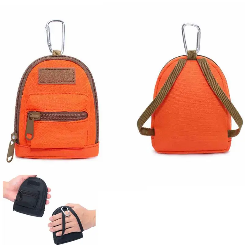 Cartera táctica para colgar monedas, bolsillo para llaves, auriculares, almacenamiento, tarjetero, caza al aire libre, EDC