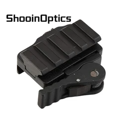 Base de aluminio del riel Picatinny del soporte del elevador QD para el uso táctico de la vista del punto rojo y de la linterna